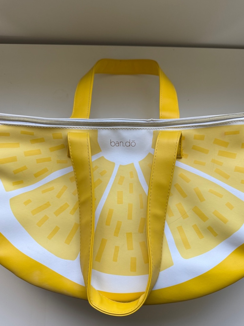 ban.do Yellow Lemon Slice Tote